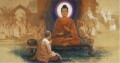 マハ・パジャパティ・ゴタミは 尼僧の秩序を確立するために仏陀に許可を求める 仏教
